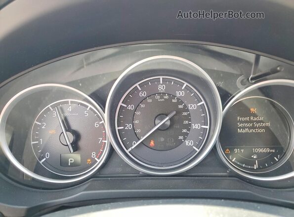 JM3KFADM2J0427635 2018 MAZDA CX-5 Red Widok zestawu wskaźników