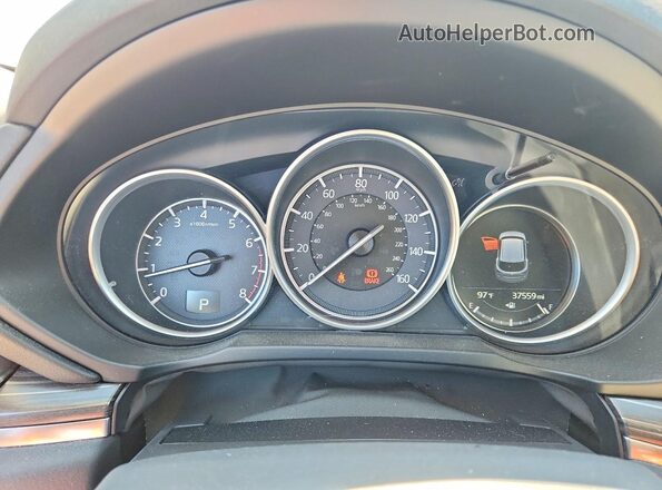 JM3KFADM2J0466564 2018 MAZDA CX-5 Blue Widok zestawu wskaźników