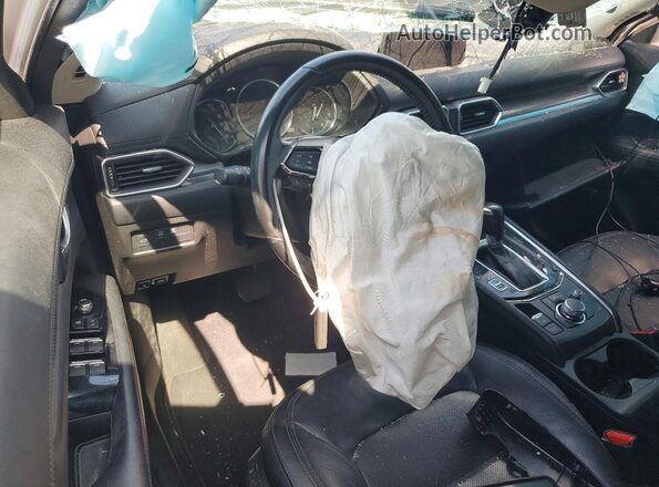 JM3KFADM2K1649118 2019 MAZDA CX-5 White Вид панелі приладів