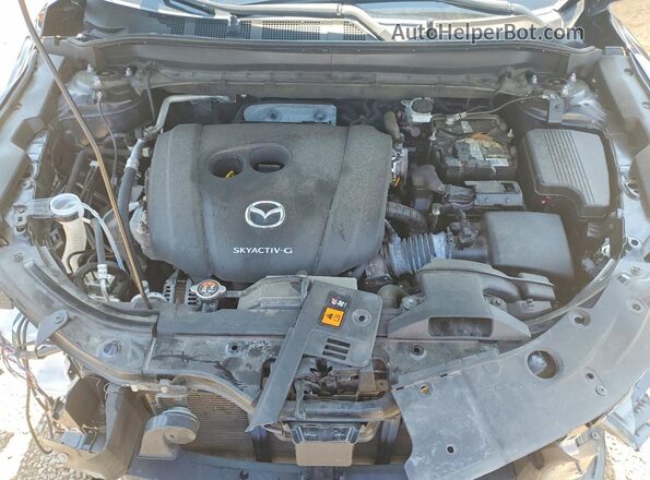 JM3KFADM2M1373459 2021 MAZDA CX-5 Blue Սալոնի հետևի տեսք
