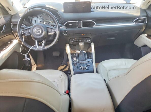 JM3KFADM2M1373459 2021 MAZDA CX-5 Blue Առջևի վահանակի տեսք