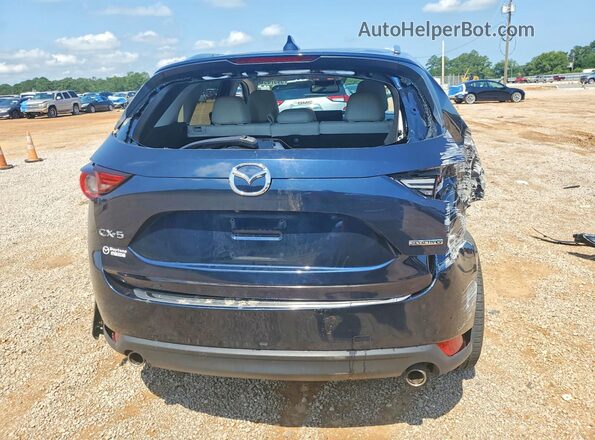 JM3KFADM2M1373459 2021 MAZDA CX-5 Blue Հետևի տեսք