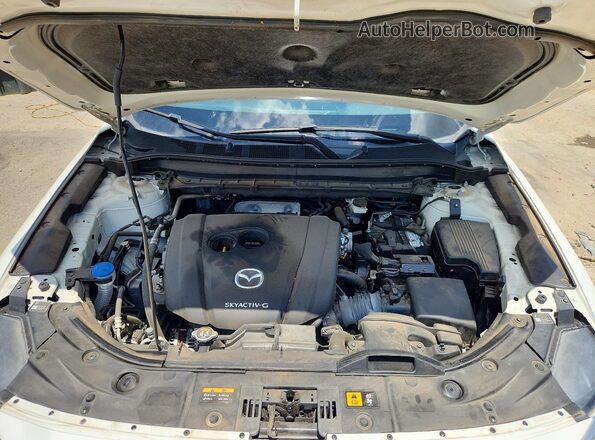 JM3KFADM3M0469851 2021 MAZDA CX-5 White ძრავის განყოფილების ხედი