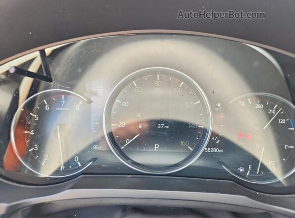 JM3KFADM3M0469851 2021 MAZDA CX-5 White ხელსაწყოთა პანელის ხედი