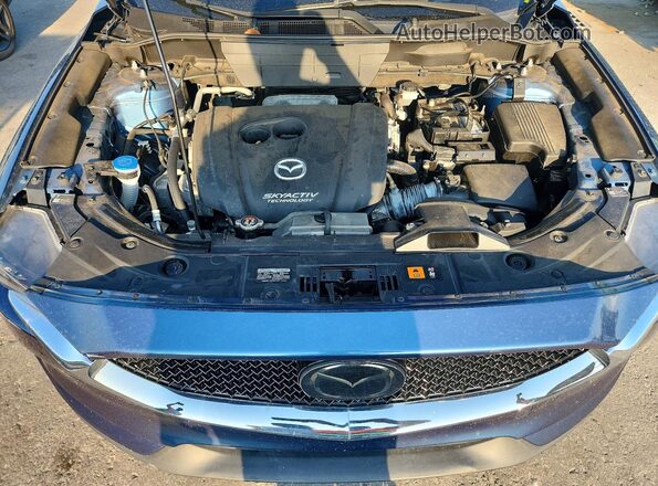 JM3KFADM4J1353127 2018 MAZDA CX-5 Blue ძრავის განყოფილების ხედი