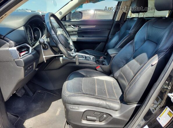JM3KFADM5J1360085 2018 MAZDA CX-5 Black წინა სალონის ხედი