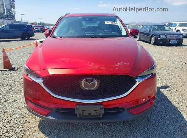 JM3KFADM5K0696598 2019 MAZDA CX-5 Red წინა ხედი