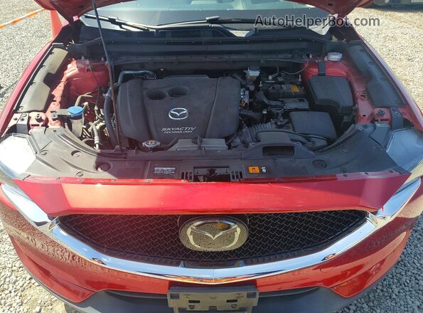 JM3KFADM5K0696598 2019 MAZDA CX-5 Red ძრავის განყოფილების ხედი