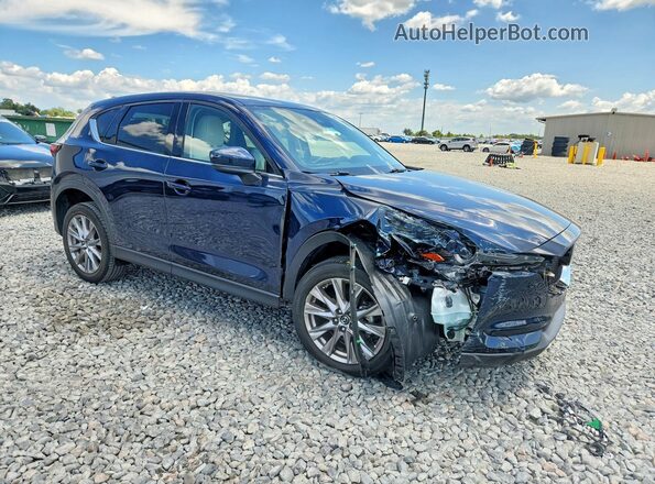 JM3KFADM5K1525361 2019 MAZDA CX-5 Синий Передняя правая четверть