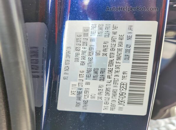 JM3KFADM5K1525361 2019 MAZDA CX-5 Синий Вид подкапотного пространства