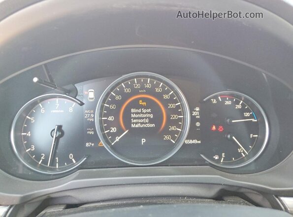 JM3KFADM5K1568145 2019 MAZDA CX-5 Red Սարքավորումների վահանակի տեսք