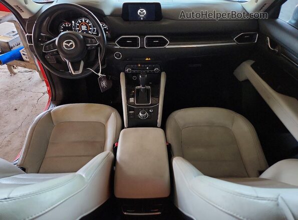 JM3KFADM5K1583986 2019 MAZDA CX-5 Красный Вид панели приборов