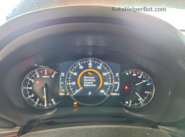 JM3KFADM5K1583986 2019 MAZDA CX-5 Красный Вид щитка приборов