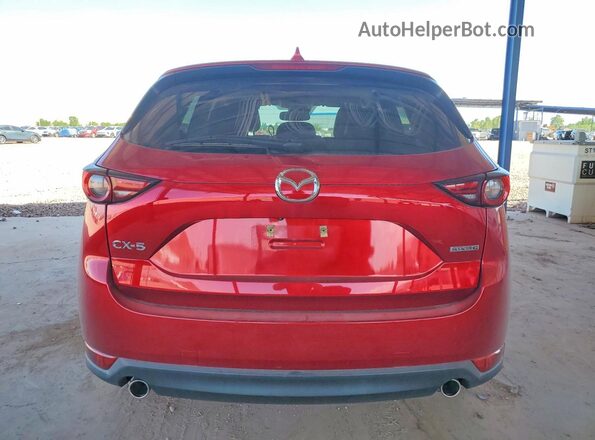 JM3KFADM7M1394176 2021 MAZDA CX-5 Red Вид ззаду