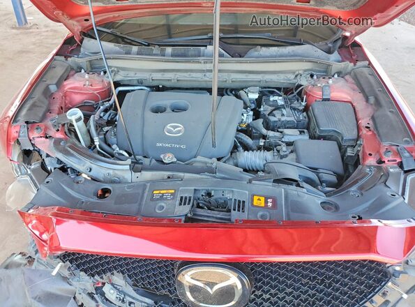 JM3KFADM7M1394176 2021 MAZDA CX-5 Red Вид підкапотного простору