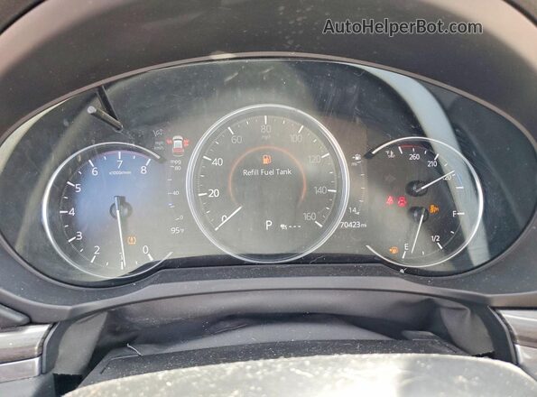 JM3KFADM8L1837109 2020 MAZDA CX-5 White Вид щитка приладів
