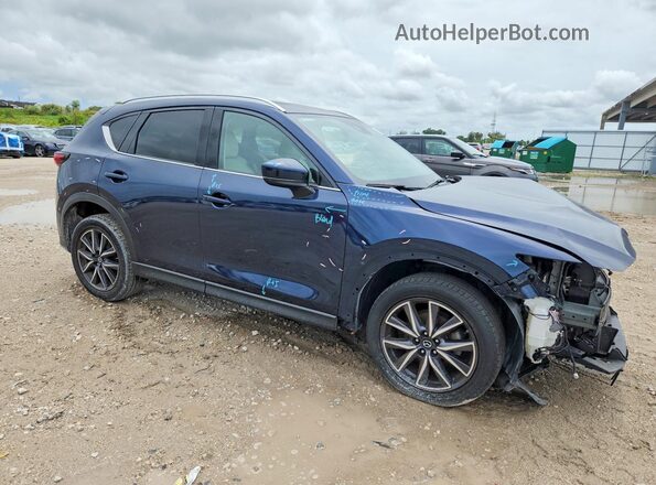 JM3KFADMXJ1422533 2018 MAZDA CX-5 Синий Передняя правая четверть