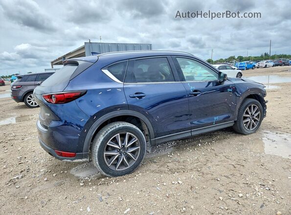 JM3KFADMXJ1422533 2018 MAZDA CX-5 Синий Задняя правая четверть