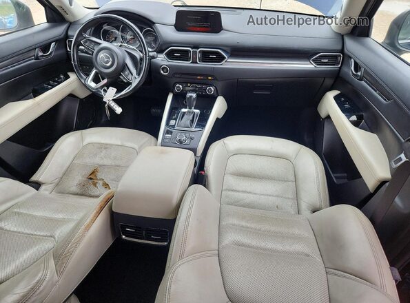 JM3KFADMXJ1422533 2018 MAZDA CX-5 Синий Вид панели приборов