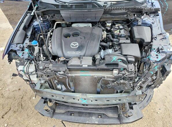 JM3KFADMXJ1422533 2018 MAZDA CX-5 Синий Вид подкапотного пространства