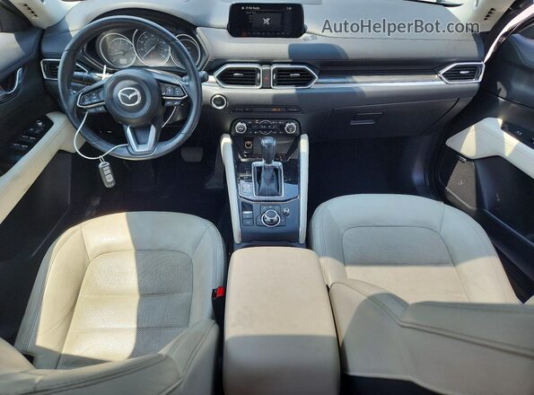 JM3KFADMXJ1440479 2018 MAZDA CX-5 Blue Vista del salpicadero