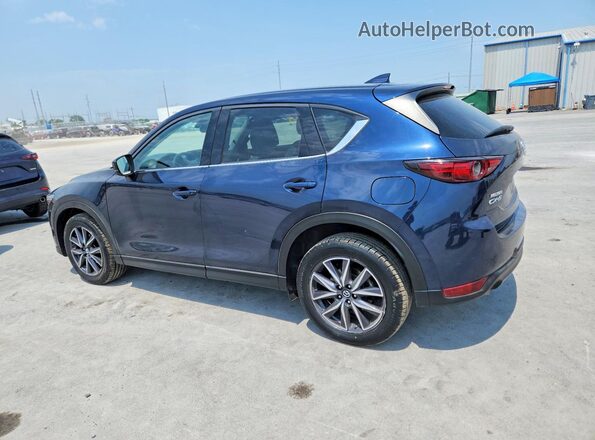 JM3KFADMXJ1440479 2018 MAZDA CX-5 Blue Trasero izquierdo