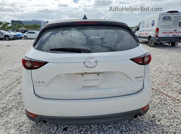 JM3KFADMXL0722534 2020 MAZDA CX-5 White Widok z tyłu