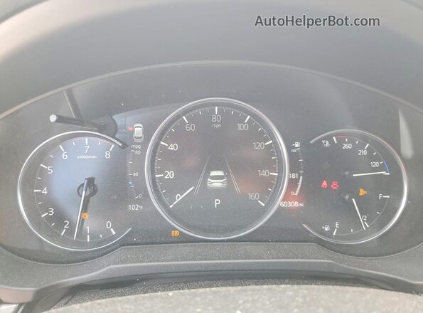 JM3KFADMXL0722534 2020 MAZDA CX-5 White Widok zestawu wskaźników