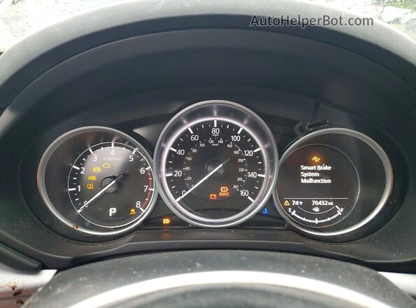 JM3KFBAM1N0572584 2022 MAZDA CX-5 Black Вид щитка приладів