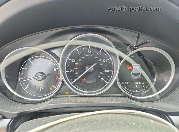 JM3KFBAM4N0533214 2022 MAZDA CX-5 Red Widok zestawu wskaźników