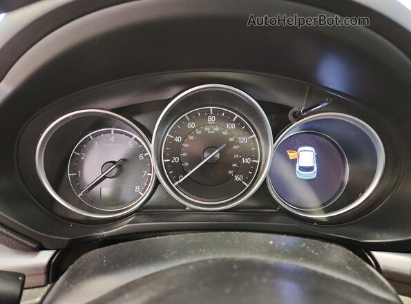 JM3KFBAM4P0215340 2023 MAZDA CX-5 White Вид щитка приладів