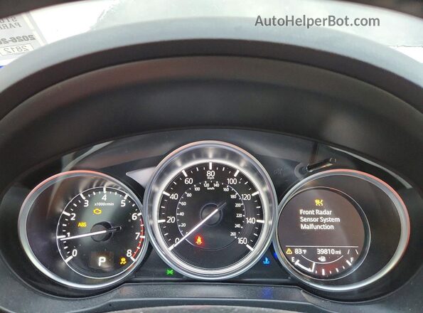 JM3KFBAM9P0245000 2023 MAZDA CX-5 Black Instrument cluster view