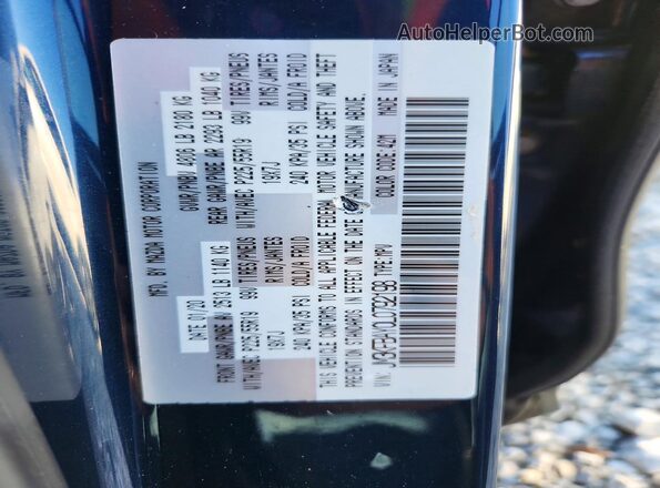 JM3KFBAY0L0792198 2020 MAZDA CX-5 Blue Widok naklejki z numerem VIN