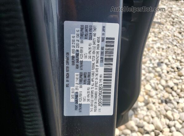 JM3KFBAY0M0439574 2021 MAZDA CX-5 Серый Вид подкапотного пространства