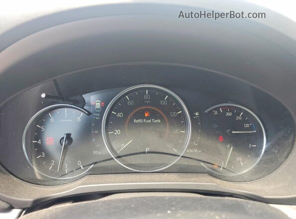 JM3KFBAY0M0439574 2021 MAZDA CX-5 Серый Вид щитка приборов