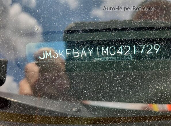 JM3KFBAY1M0421729 2021 MAZDA CX-5 Красный Вид наклейки с VIN-кодом