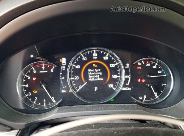 JM3KFBAY2L0754276 2020 MAZDA CX-5 Red Вид щитка приладів