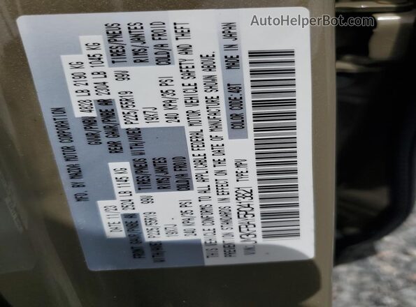 JM3KFBAY5R0413821 2024 MAZDA CX-5 Tan VIN կոդի պիտակի տեսք