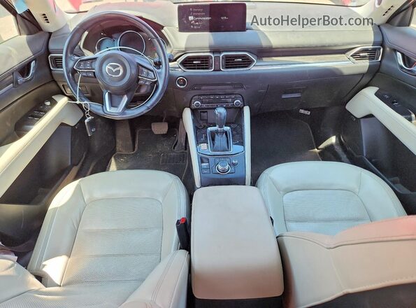 JM3KFBAY7M0345062 2021 MAZDA CX-5 Red Widok deski rozdzielczej