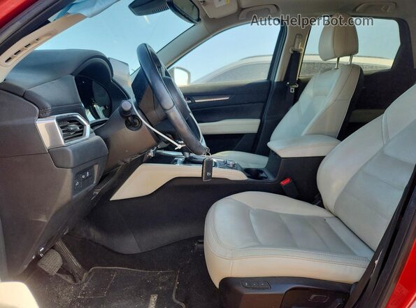 JM3KFBAY7M0345062 2021 MAZDA CX-5 Red Widok wnętrza z przodu