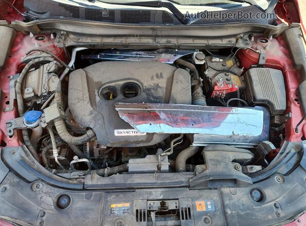 JM3KFBAY7M0345062 2021 MAZDA CX-5 Red Widok komory silnika