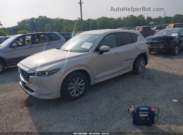 JM3KFBBL0R0487229 2024 MAZDA CX-5 Beige Առջևի ձախ երեք քառորդ տեսարան