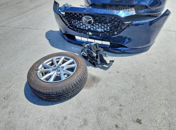 JM3KFBBL0S0718569 2025 MAZDA CX-5 Blue Vista de la etiqueta del VIN