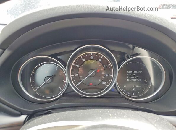 JM3KFBBL0S0751376 2025 MAZDA CX-5 Blue Вид щитка приладів