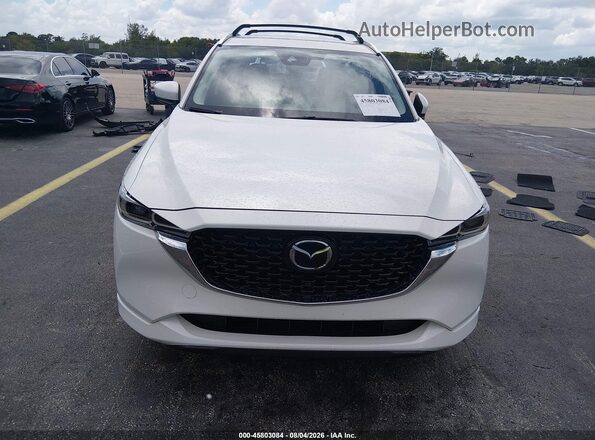 JM3KFBBL0S0791134 2025 MAZDA CX-5 White ხელსაწყოთა პანელის ხედი