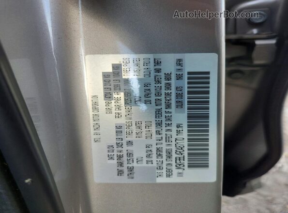 JM3KFBBL4R0487170 2024 MAZDA CX-5 Silver Widok naklejki z numerem VIN