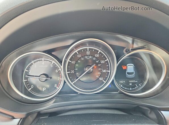 JM3KFBBL5S0576798 2025 MAZDA CX-5 White Widok zestawu wskaźników