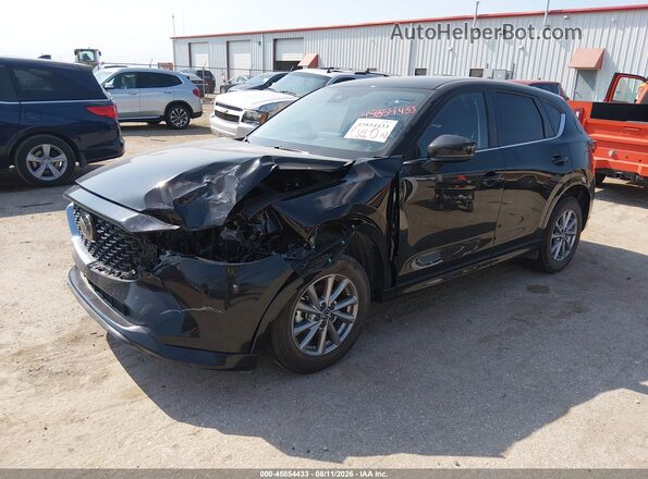 JM3KFBBL5S0673211 2025 MAZDA CX-5 Black Առջևի ձախ երեք քառորդ տեսարան