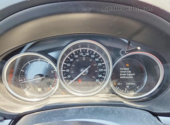 JM3KFBBL6N0625933 2022 MAZDA CX-5 Red Вид щитка приладів