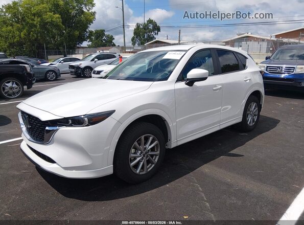 JM3KFBBL6R0405598 2024 MAZDA CX-5 White Vista tres cuartos delantera izquierda